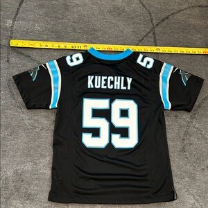 #59 Luke Kuechly Carolina Panthers NFL Jersey kids size M